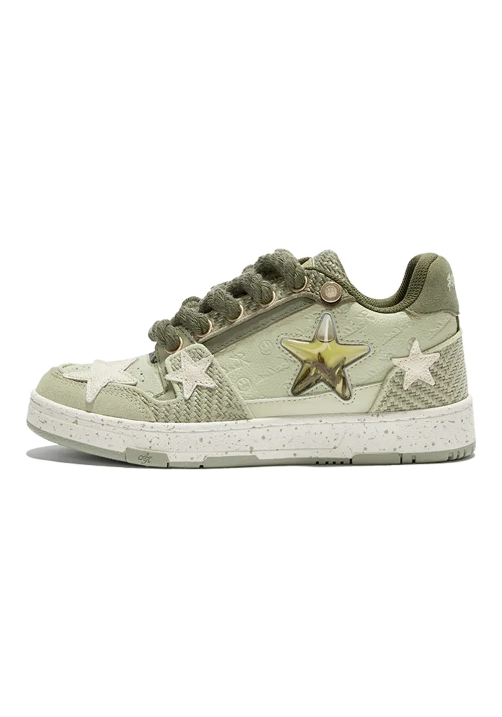 Retro Star Sneakers-West Lake Longjing Tea