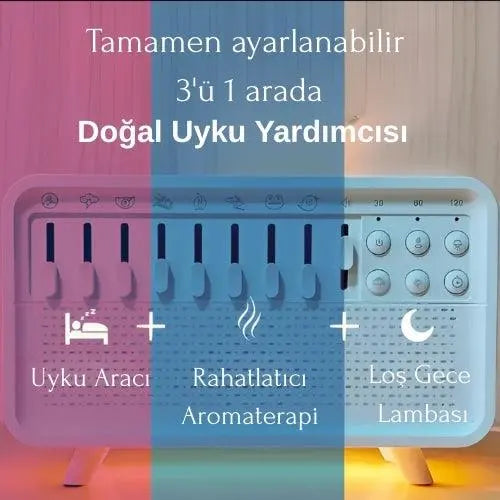 Beyaz Gürültü Aromaterapi Hava Nemlendirici Difüzör