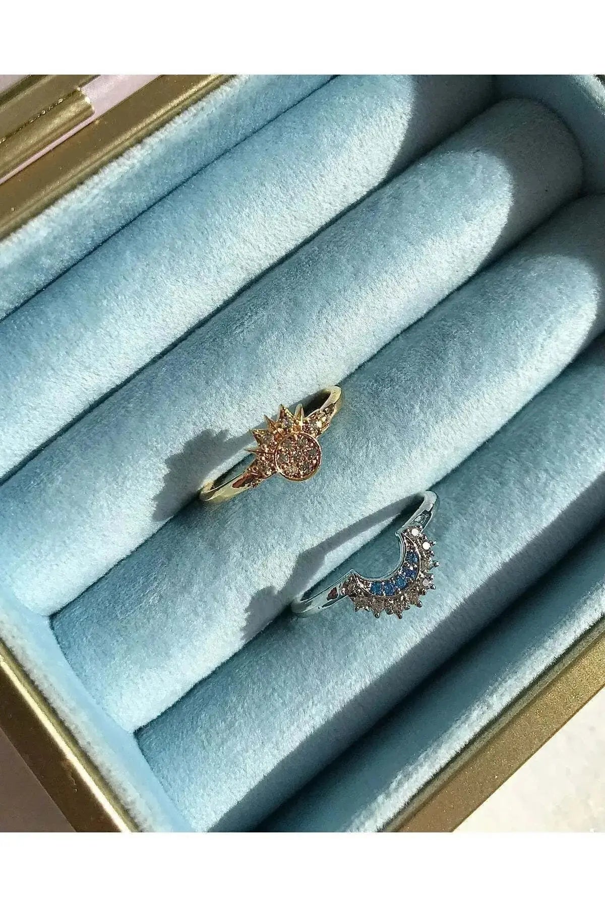 Ay ve Güneş Arkadaş Yüzüğü