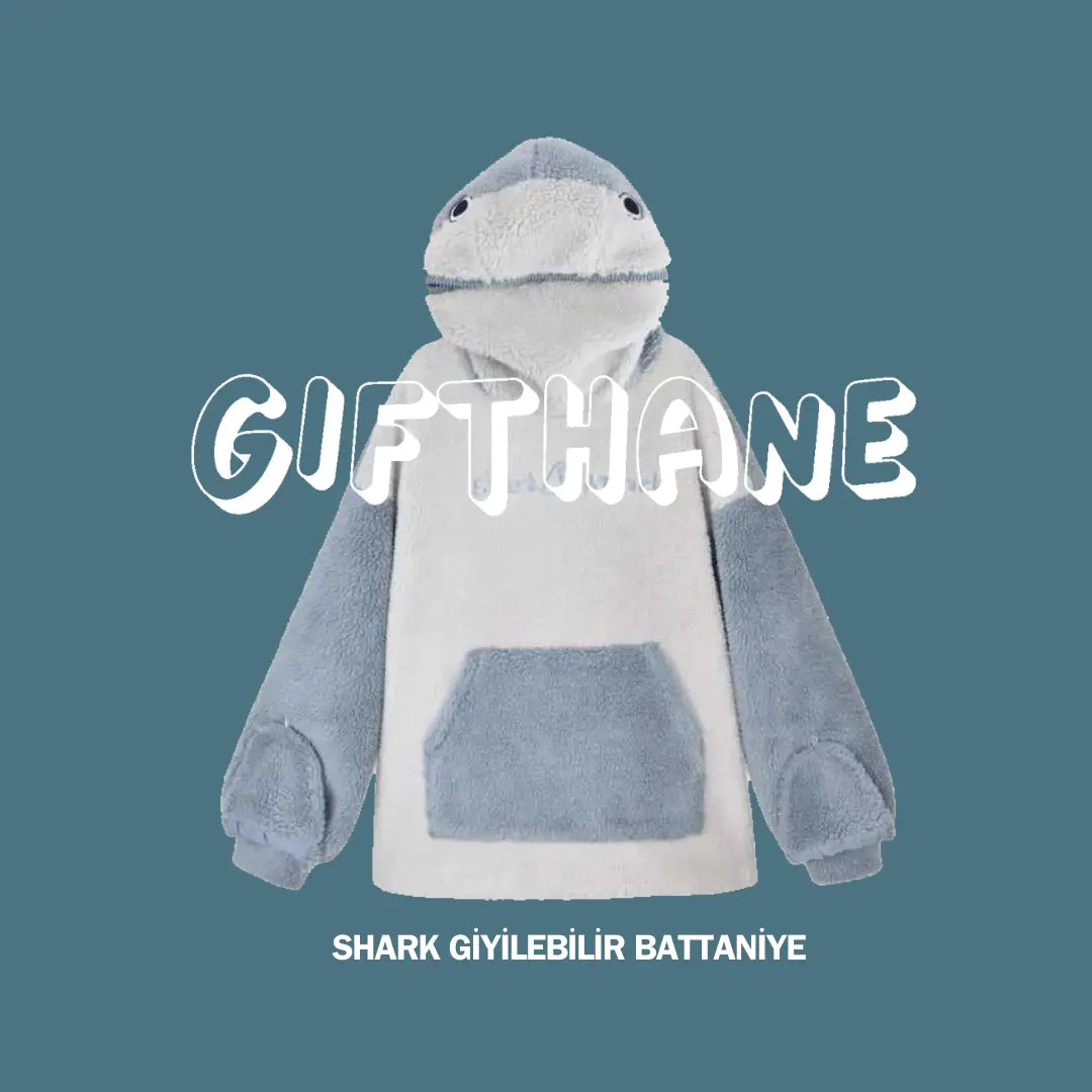 Shark Giyilebilir Battaniye