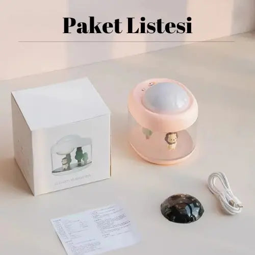 Galaksi Projektör Hava Nemlendirici (Şarjlı)