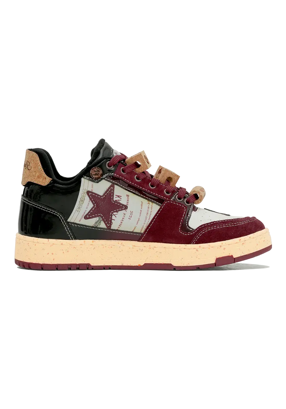 Retro Star Sneakers-Wine Limited