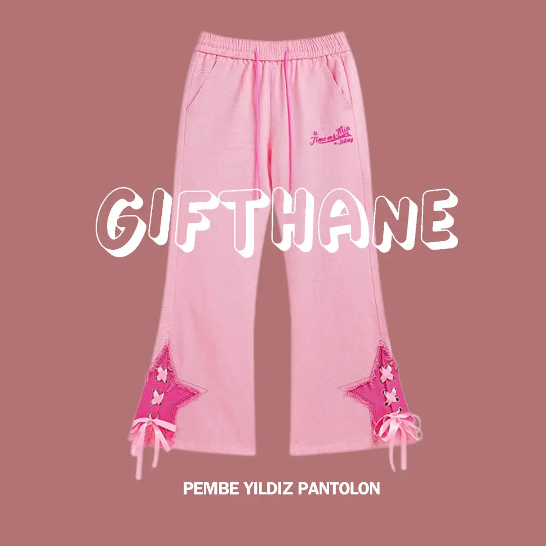 Gifthane Pembe Yıldız Pantolon
