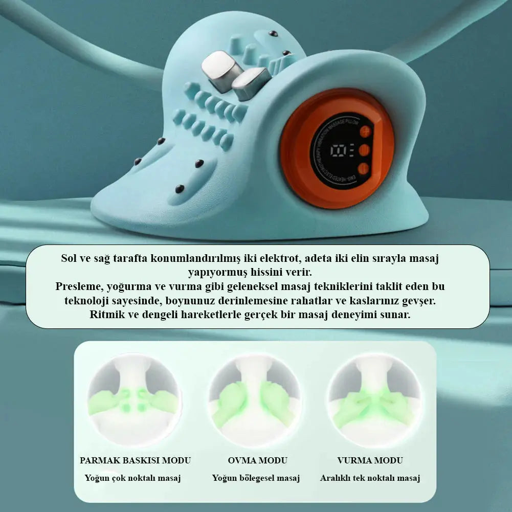 Taşınabilir Boyun Masaj Yastığı