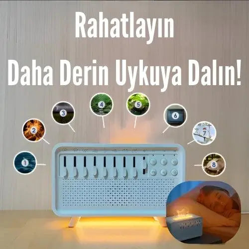 Beyaz Gürültü Aromaterapi Hava Nemlendirici Difüzör