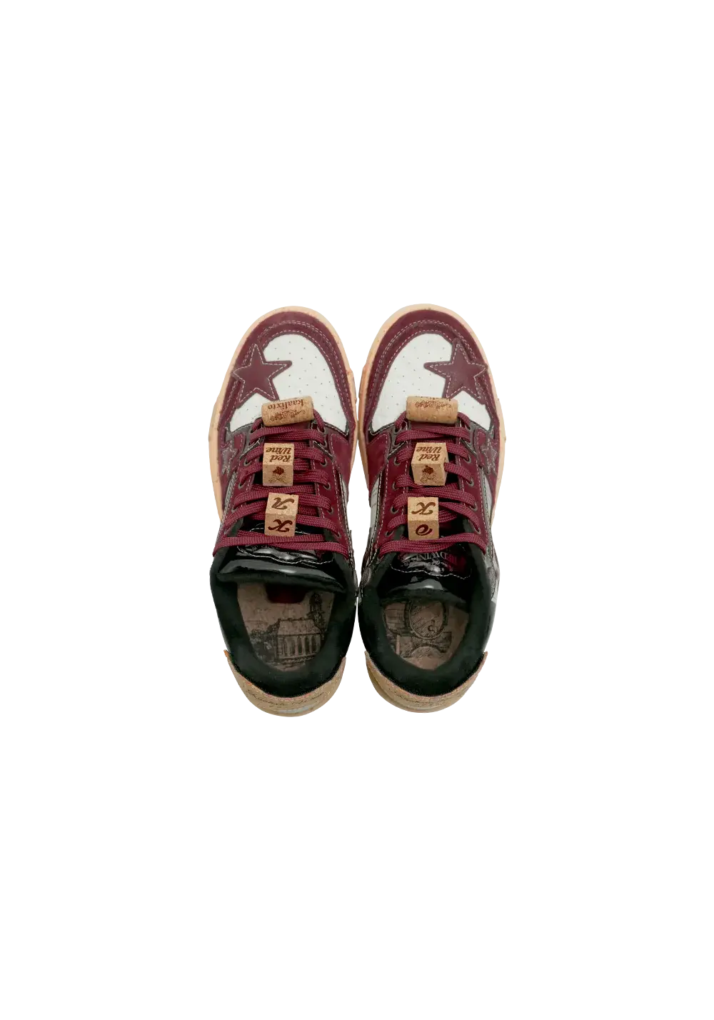 Retro Star Sneakers-Wine Limited