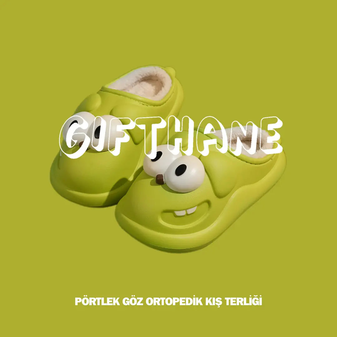 Pörtlek Göz Ortopedik Kış Terliği