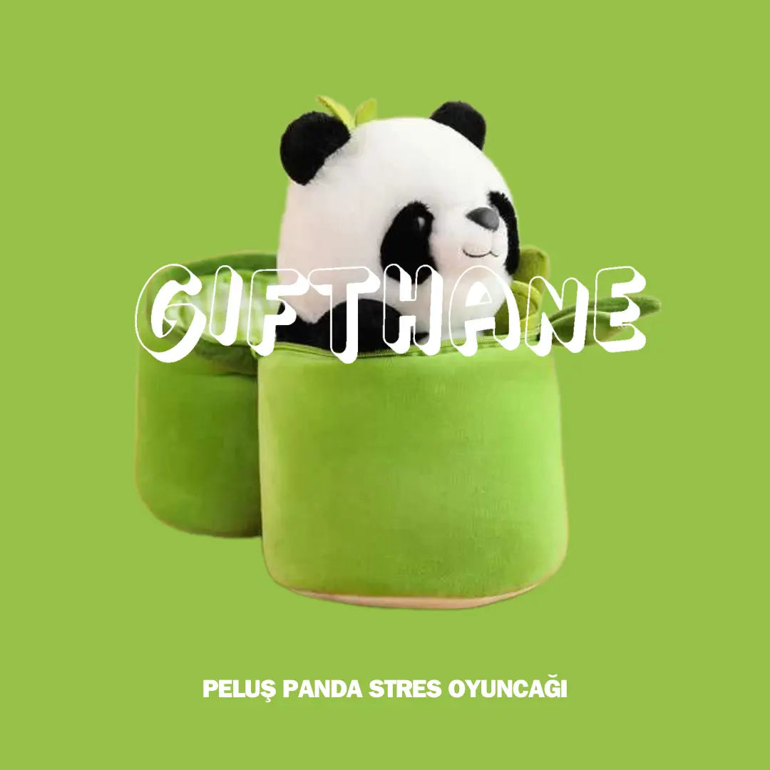 Peluş Panda Stres Oyuncağı