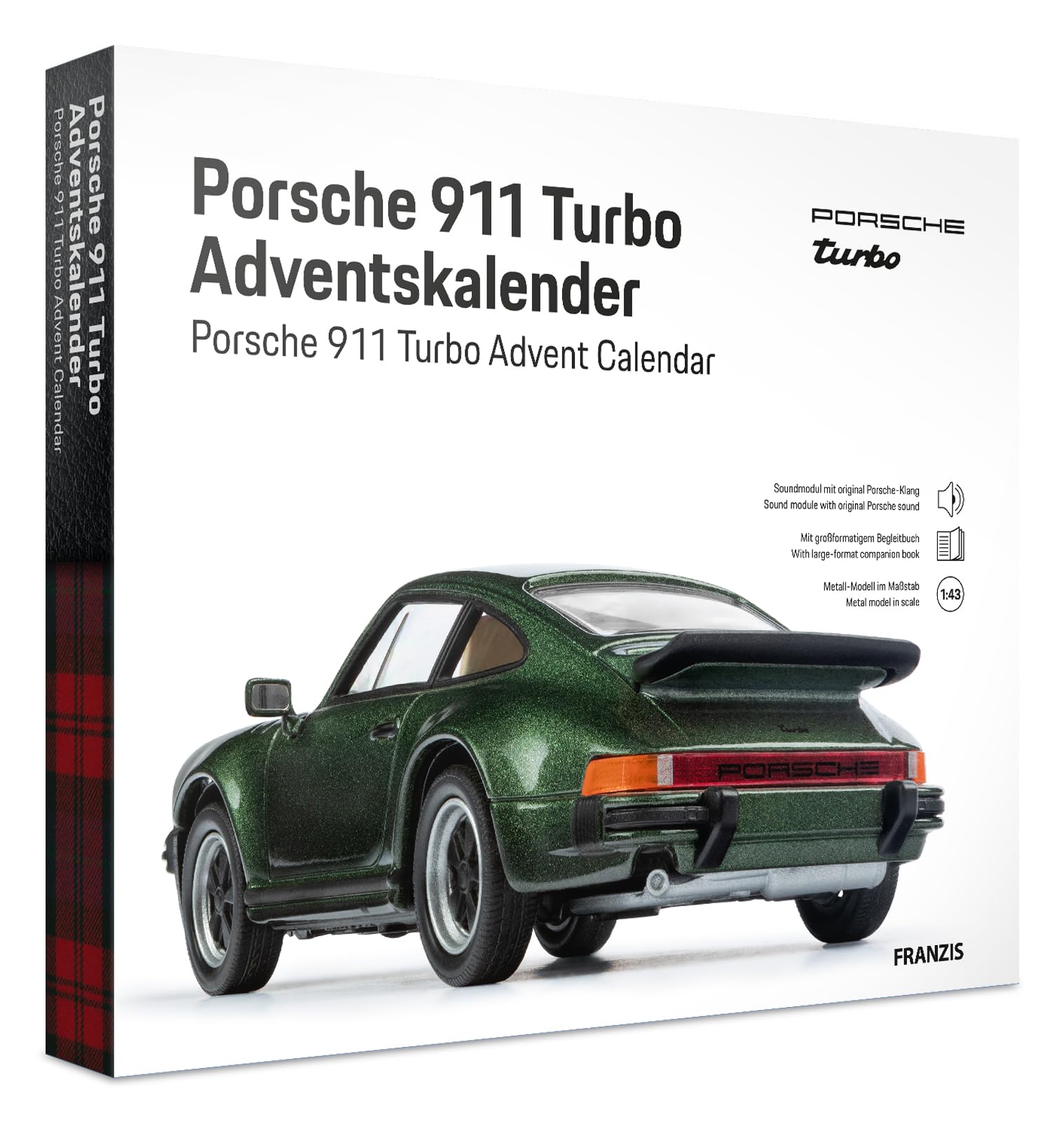 Porsche 911 Turbo Advent Calendar 1:43