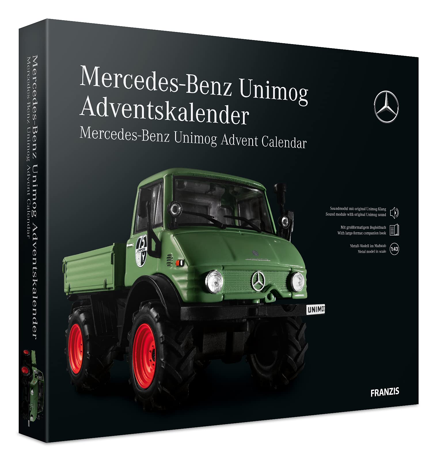 Mercedes-Benz Unimog Green Advent Calendar 1:43