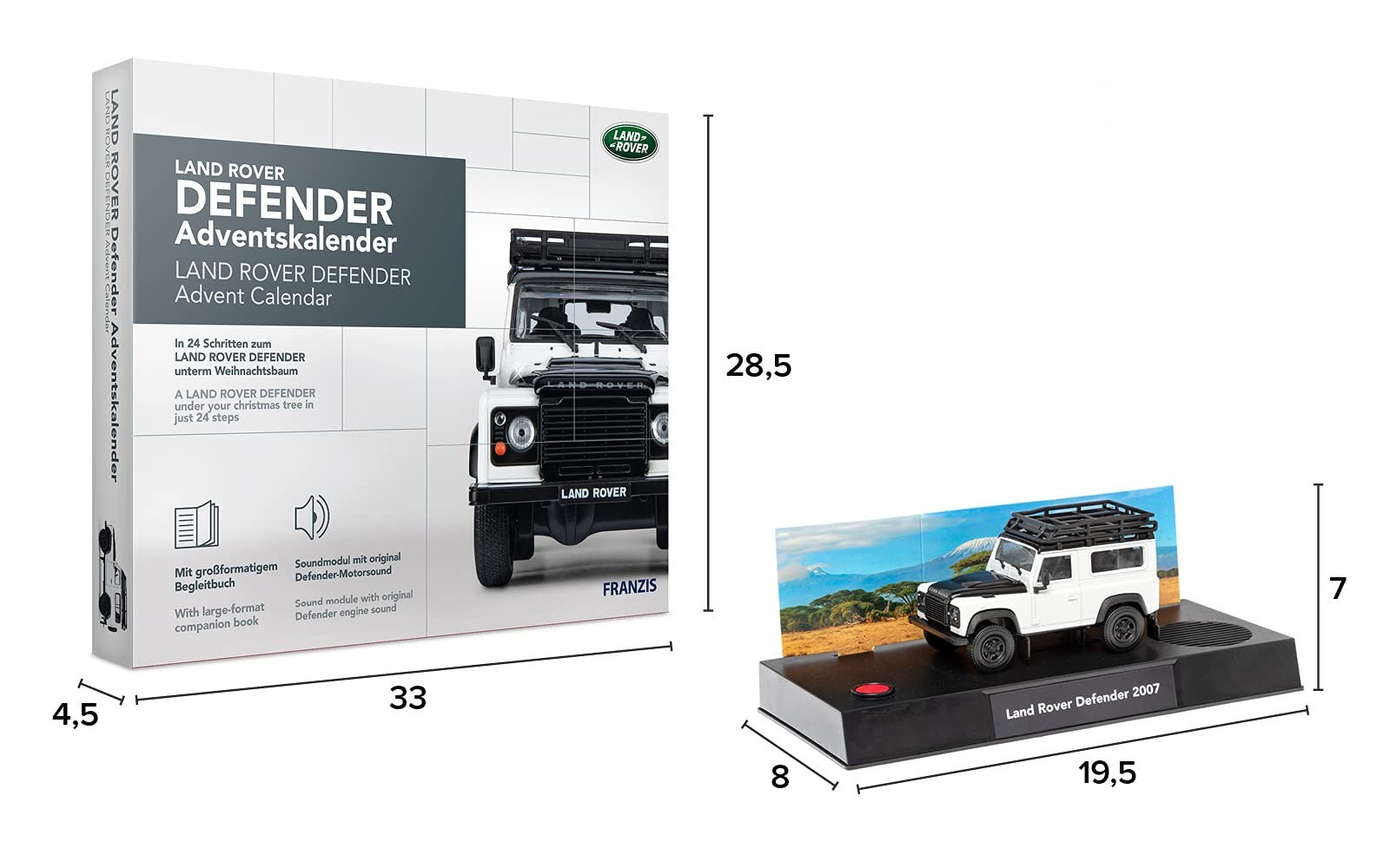 Land Rover Defender Advent Calendar 1:43