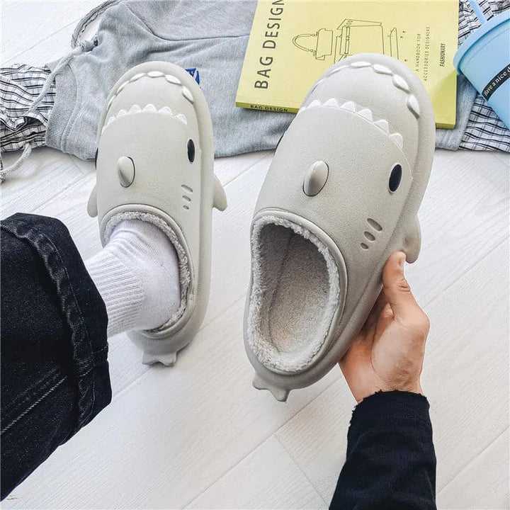 Gifthane™ Shark Peluş Terliği