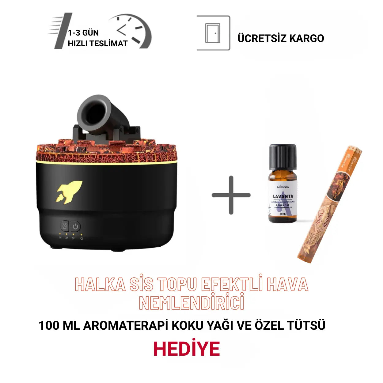 Halka Sis Topu Efektli Hava Nemlendirici Gifthane