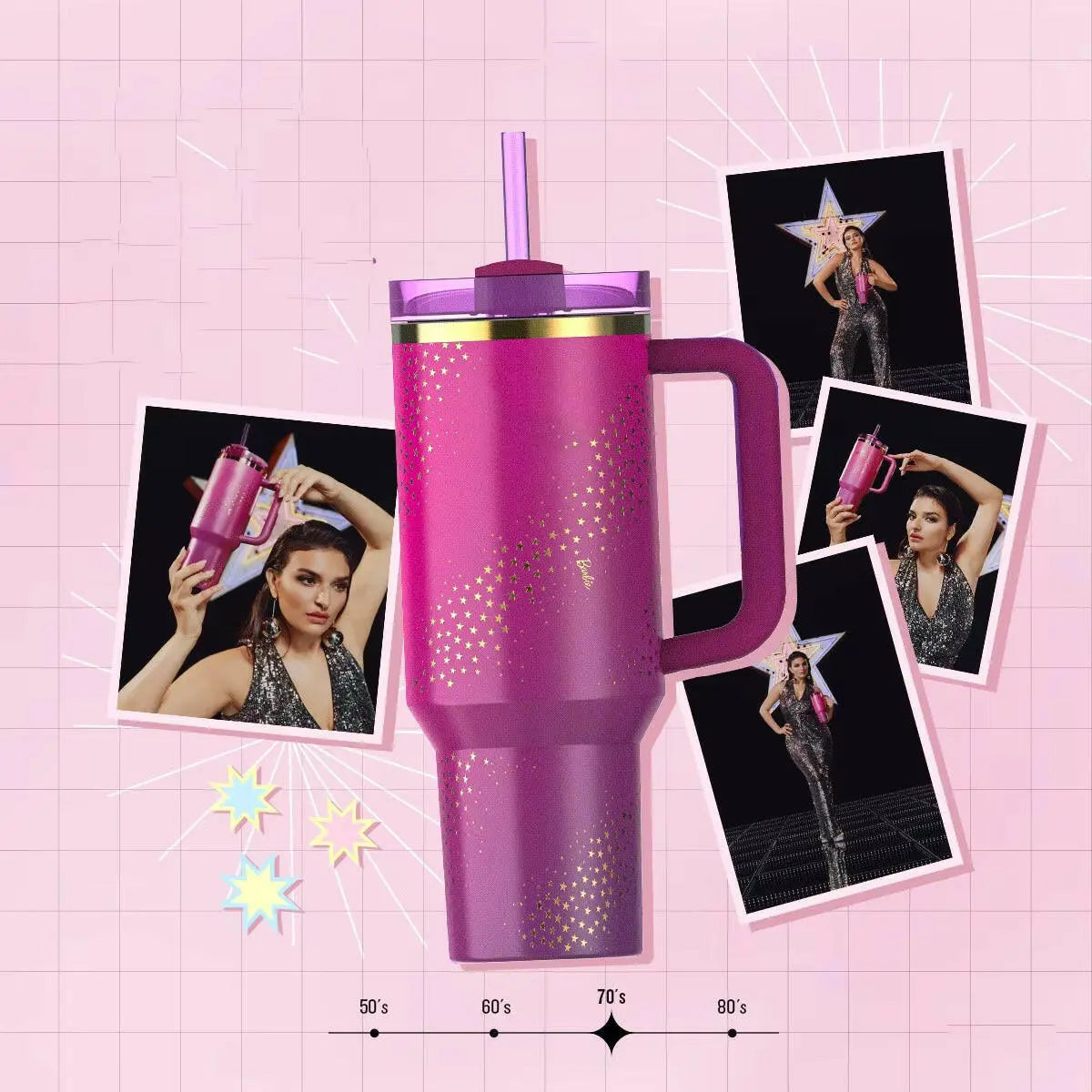 Barbie™ x Stanley ’70S Superstar Quencher