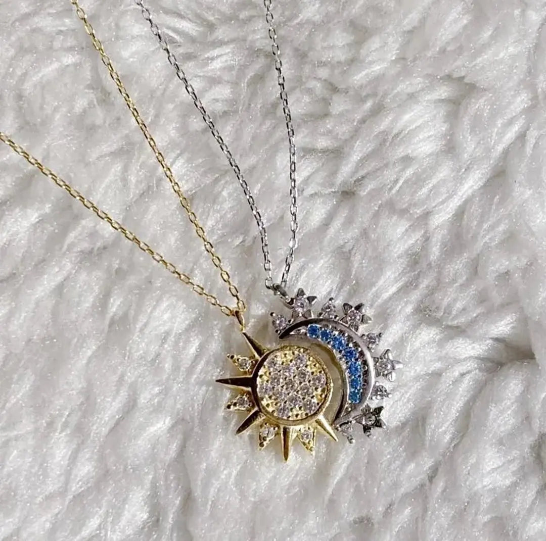 Güneş ve Ay Çift Kolyesi