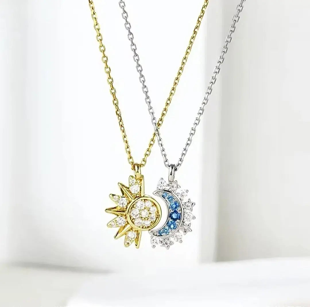 Güneş ve Ay Çift Kolyesi