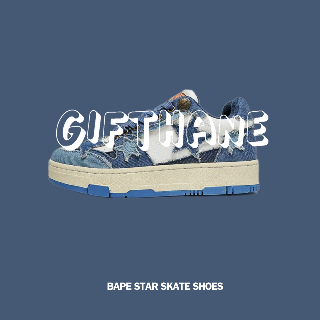 Gifthane Bape Star Skate Shoes