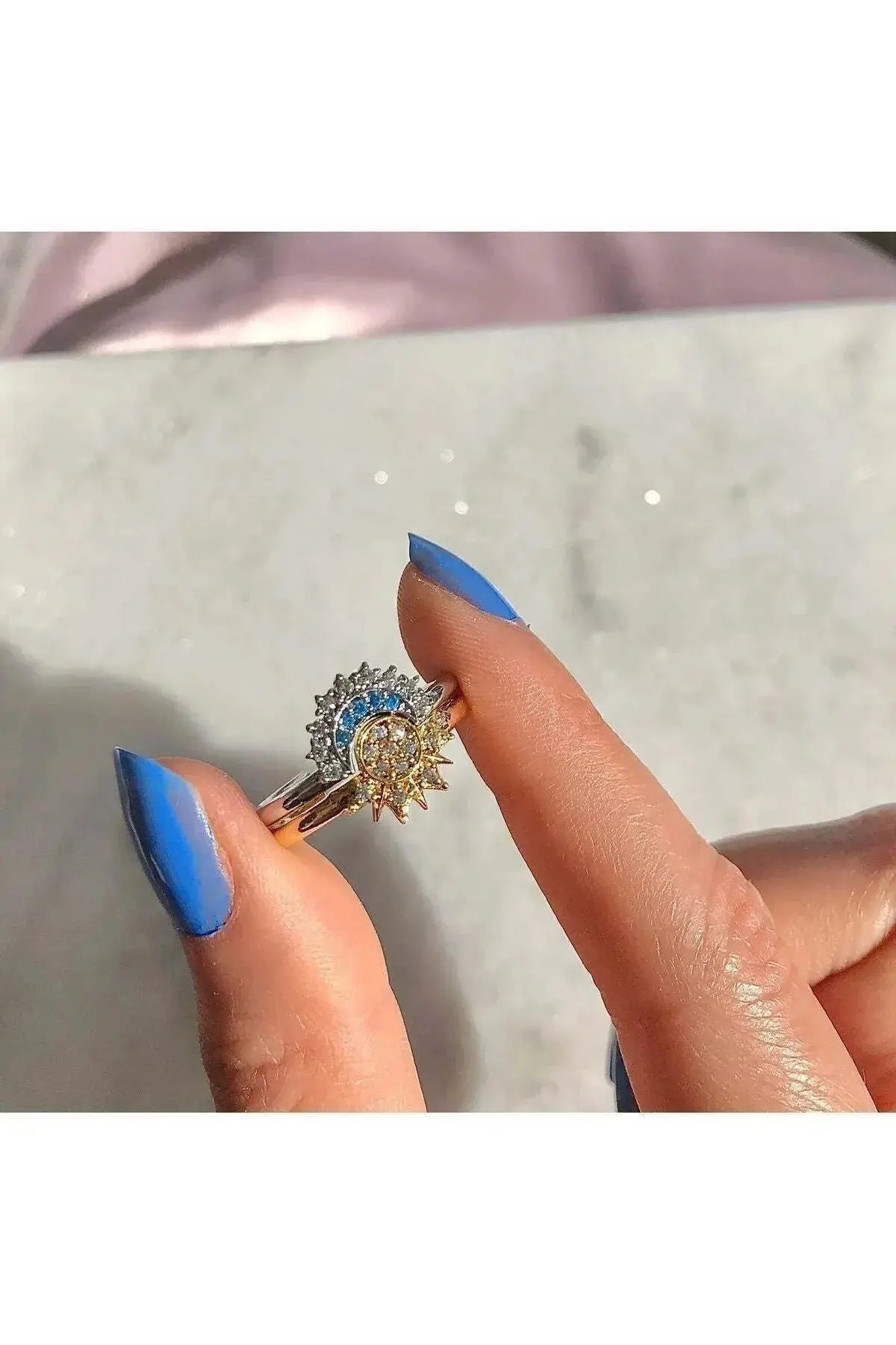 Ay ve Güneş Arkadaş Yüzüğü