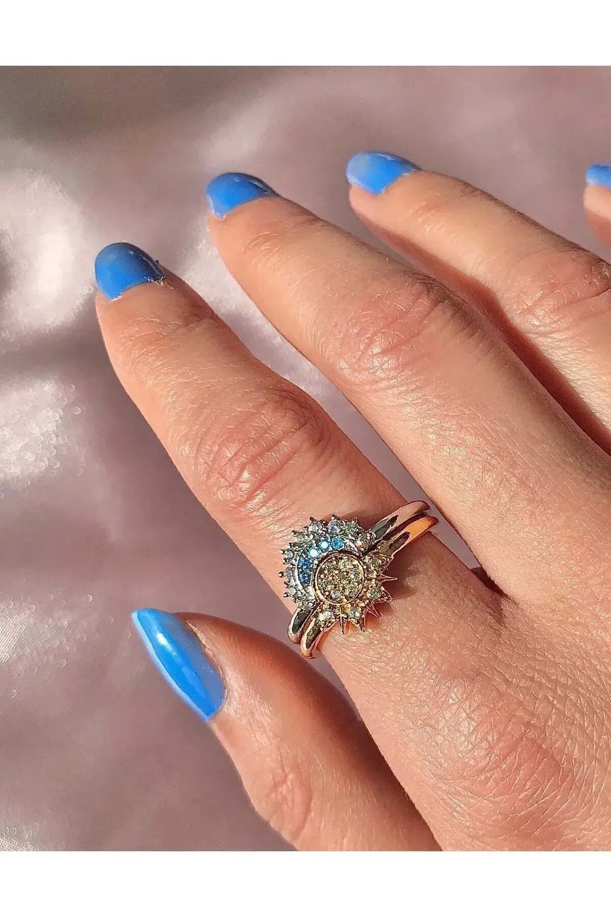 Ay ve Güneş Arkadaş Yüzüğü