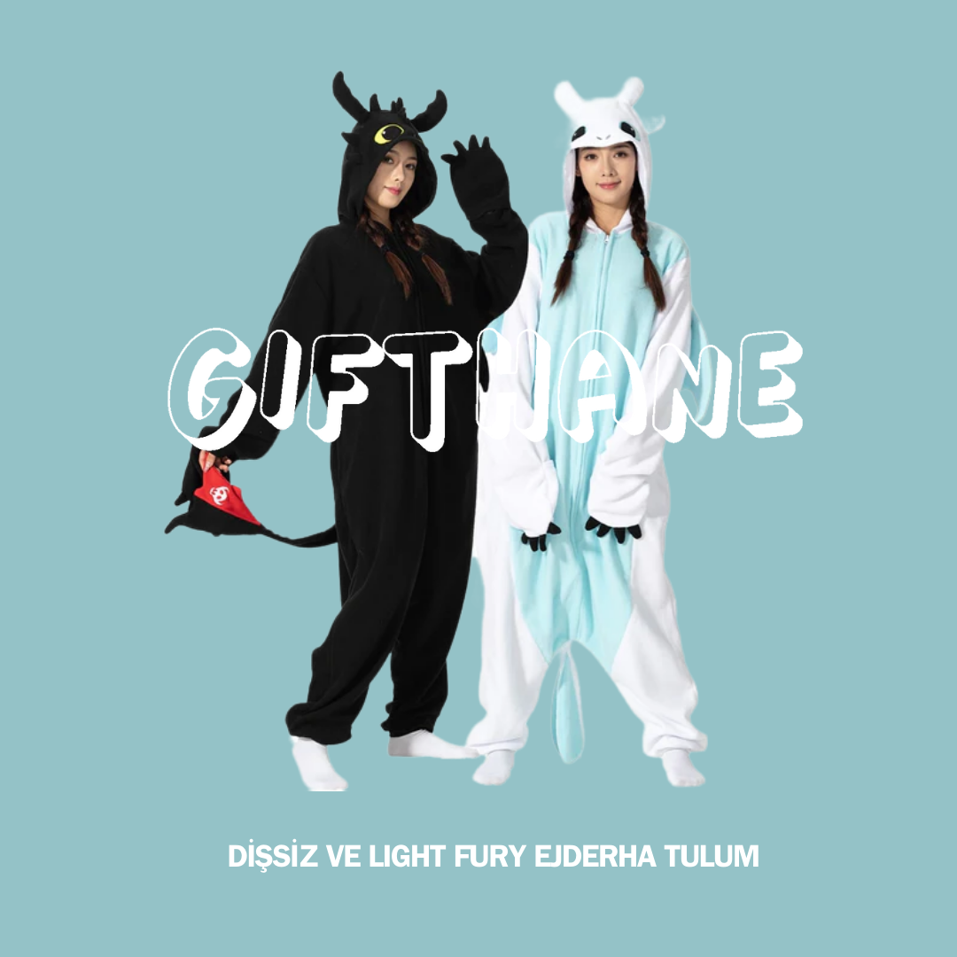 Gifthane Dişsiz ve Light Fury Ejderha Tulum