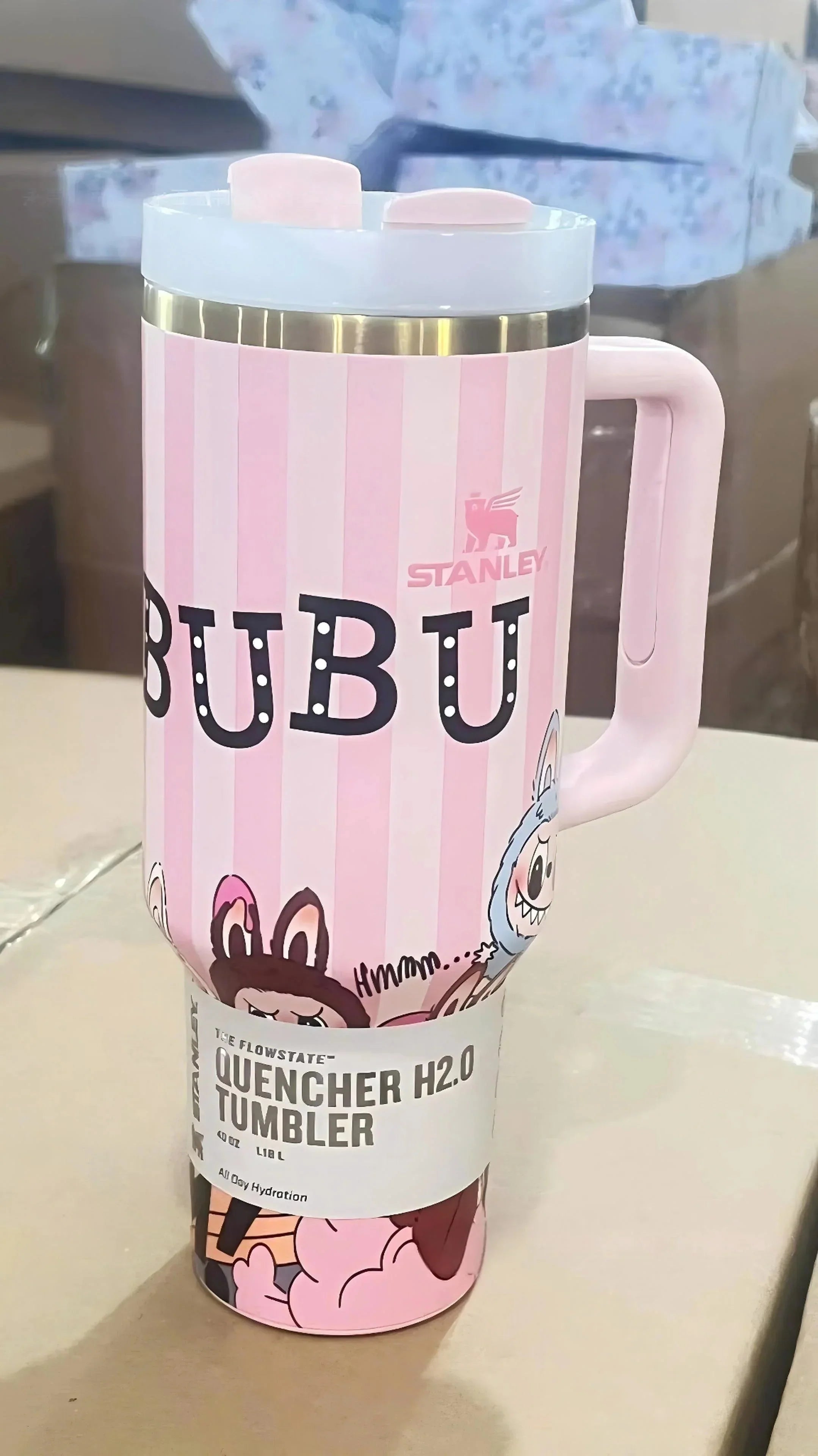 Labubu Stanley Stripe Insulated Cup