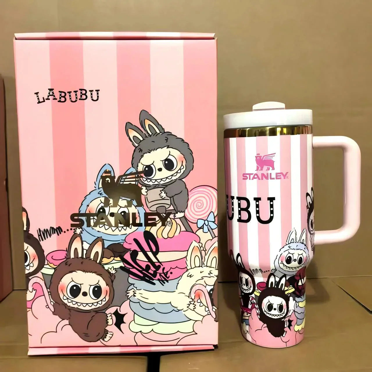 Labubu Stanley Stripe Insulated Cup