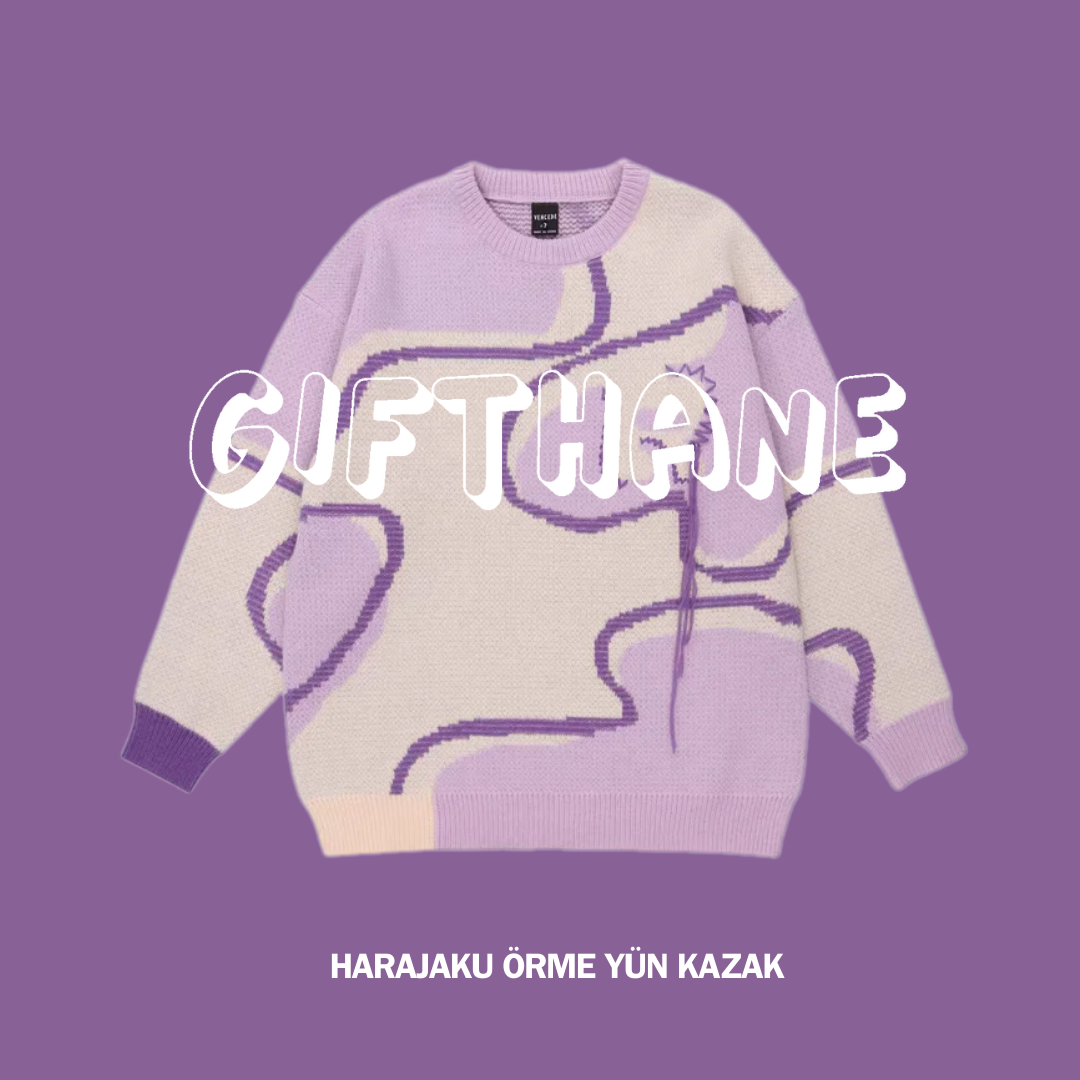 Gifthane Harajuku Örme Yün Kazak