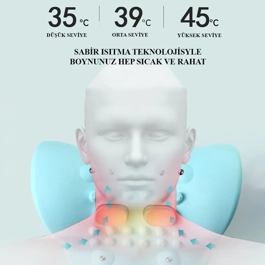 Taşınabilir Boyun Masaj Yastığı