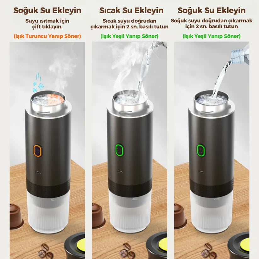 MNDStore™ Taşınabilir Espresso Kahve Makinesi