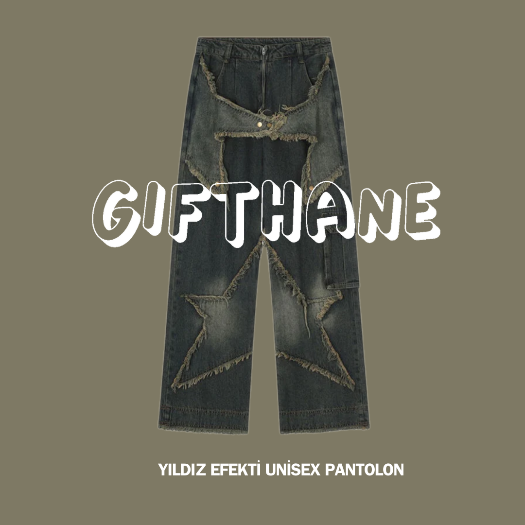 Gifthane Yıldız Efekti Unisex Pantolon