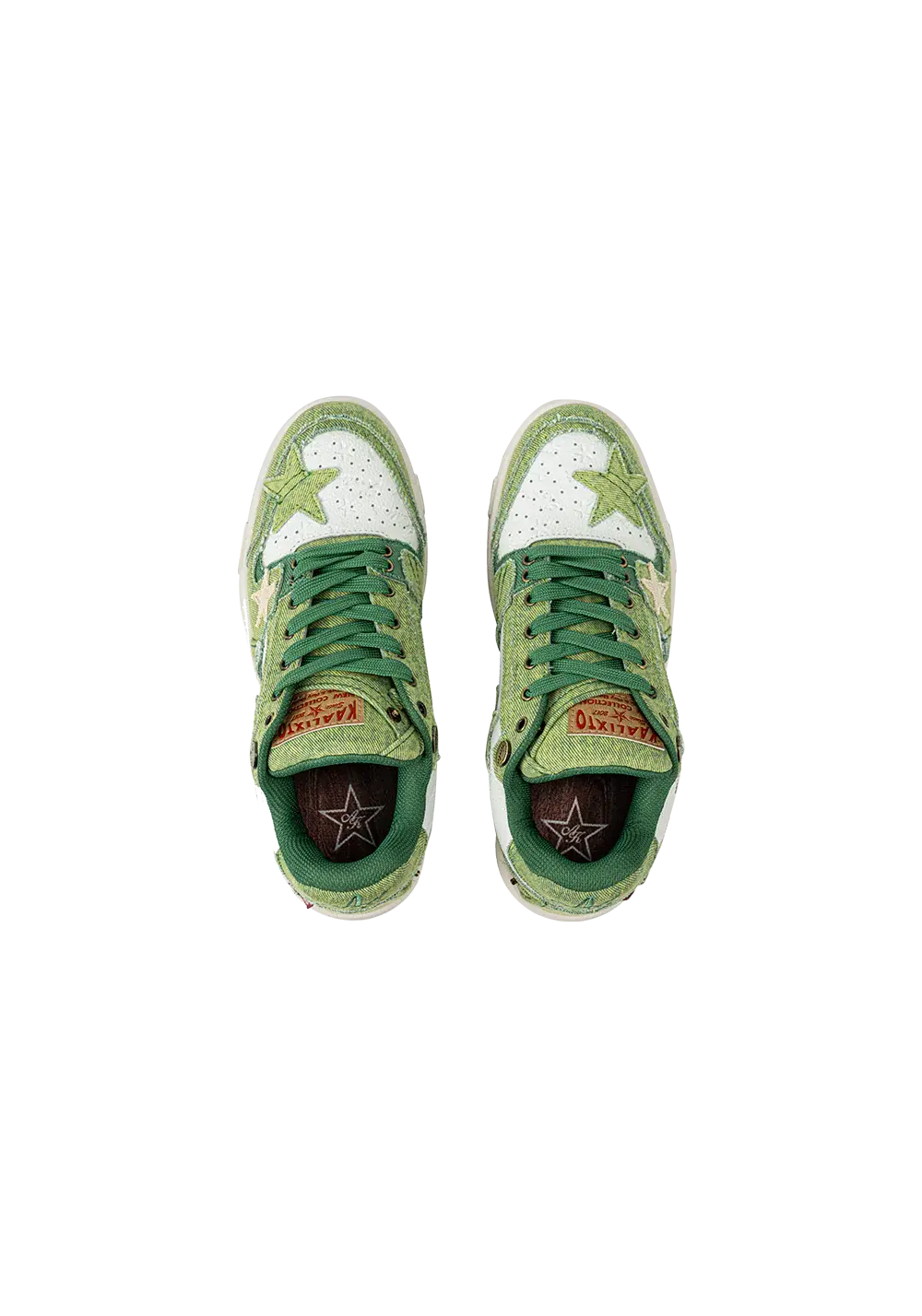 Retro Star Sneakers - Avocado