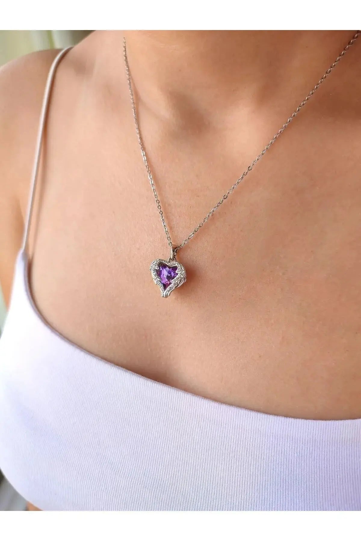 14 Ayar Altın Kaplama - Hearts Kolye