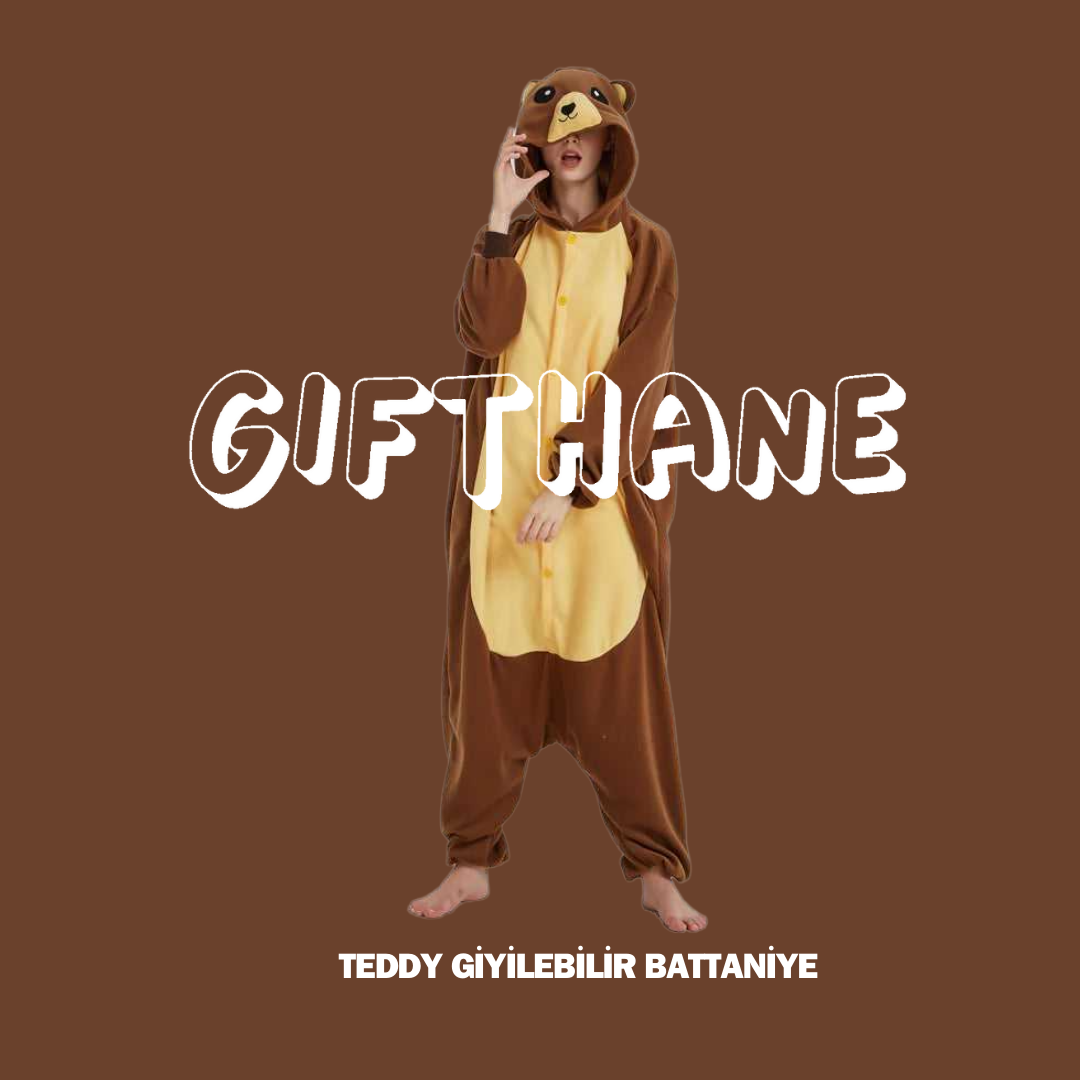 Gifthane™ Teddy Giyilebilir Battaniye