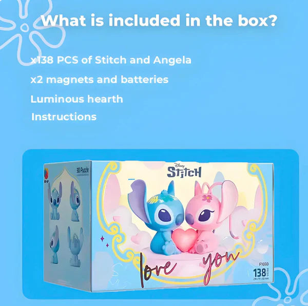 MNDStore™ Stitch Puzzle 3D Lamp