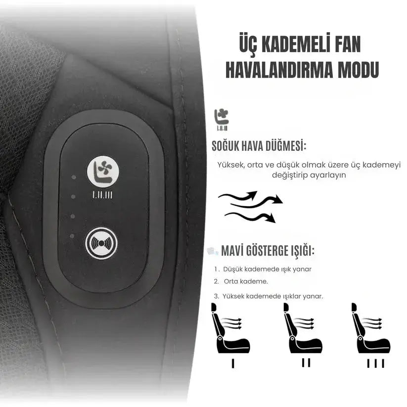 Fanlı Serinletici Koltuk Minderi
