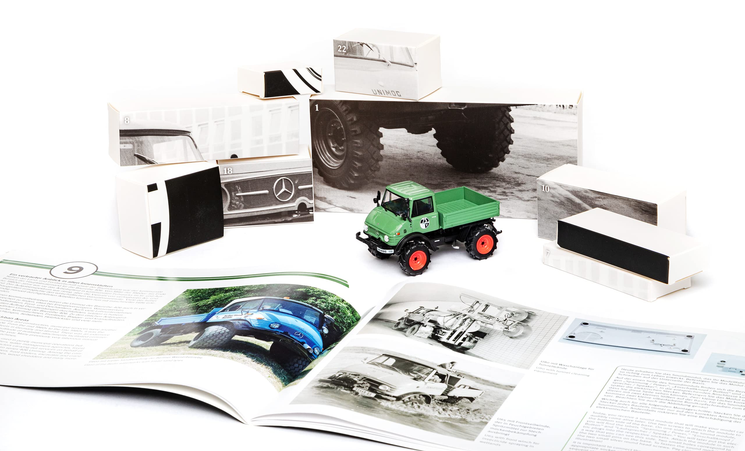 Mercedes-Benz Unimog Green Advent Calendar 1:43