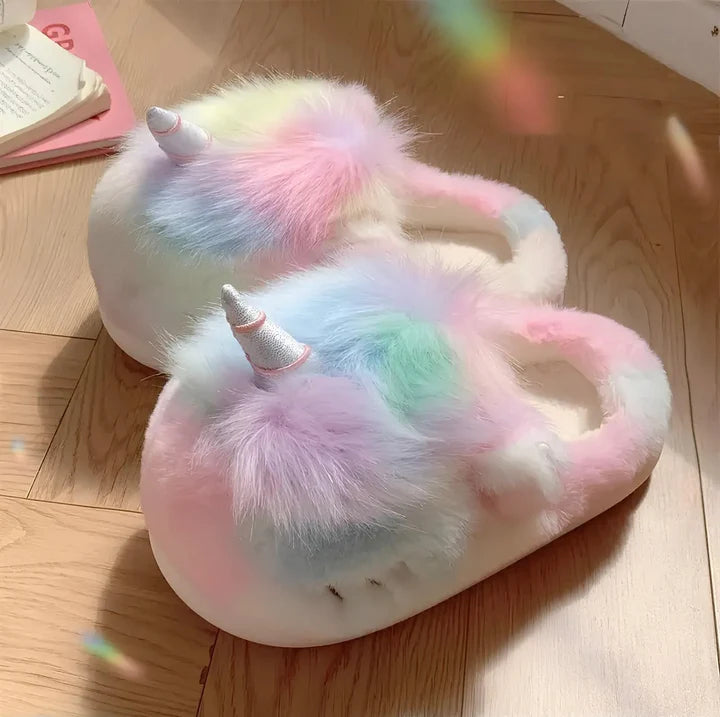 Unicorn Kışlık Ev Terliği