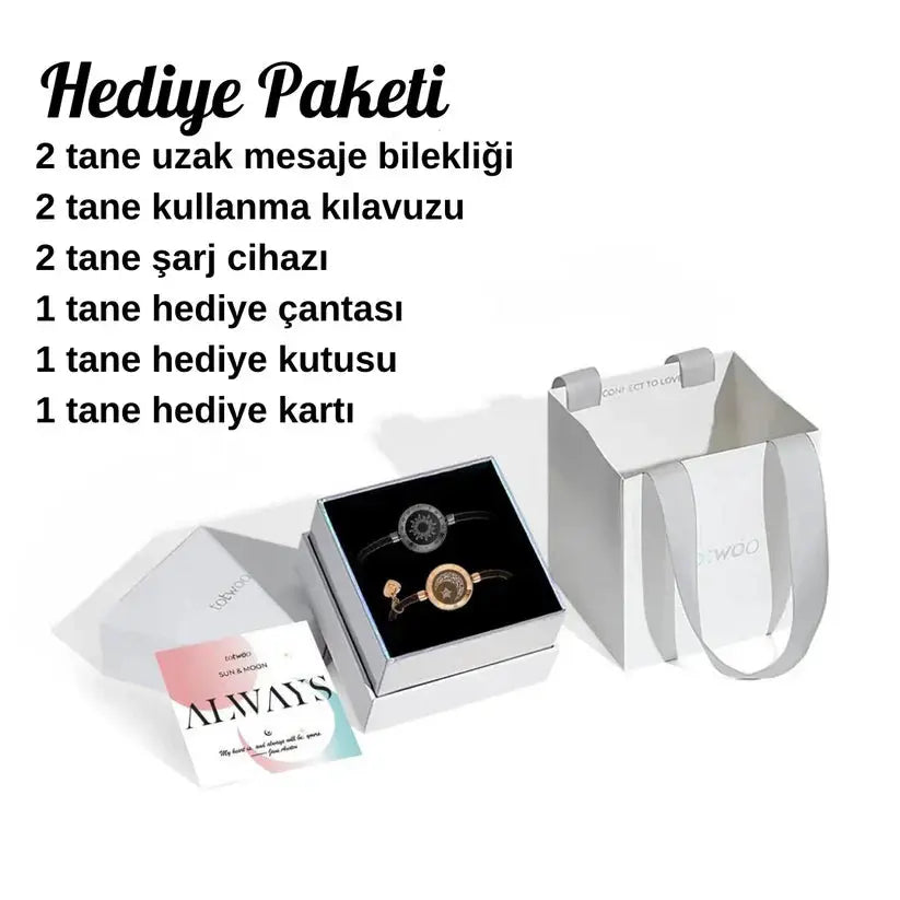 Totwoo Titreşimli Çift Bileklik