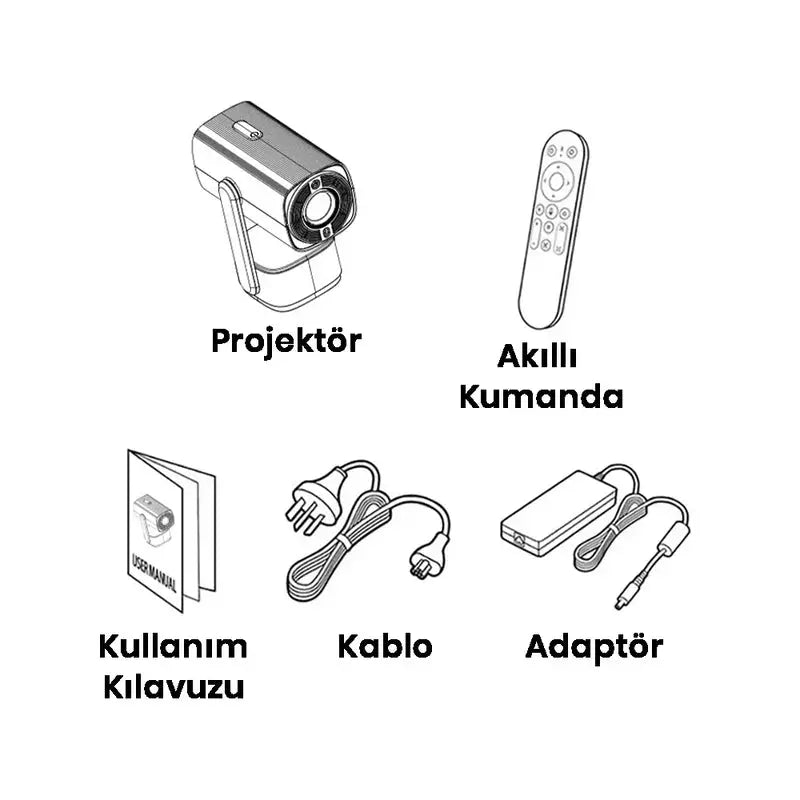 Kablosuz Mini Projektör