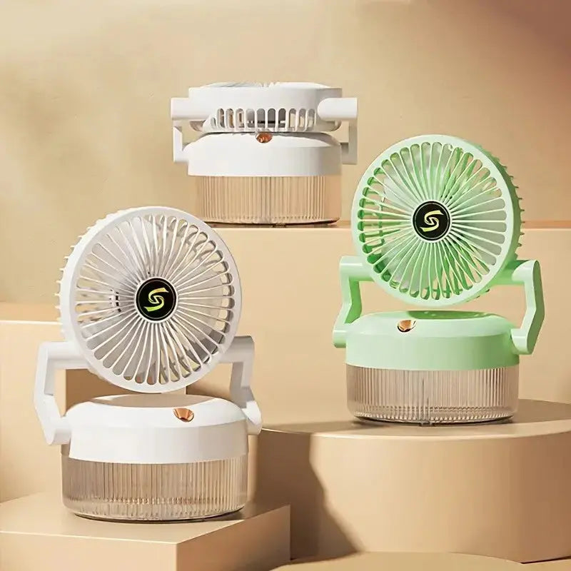 Katlanabilir USB Şarjlı Mini Soğutma Fanı Nemlendirici