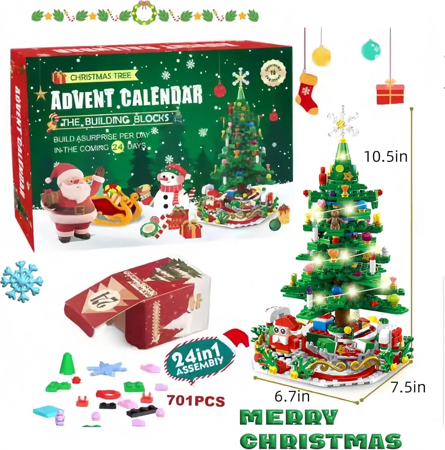 Blockmas Christmas Tree Advent Calendar
