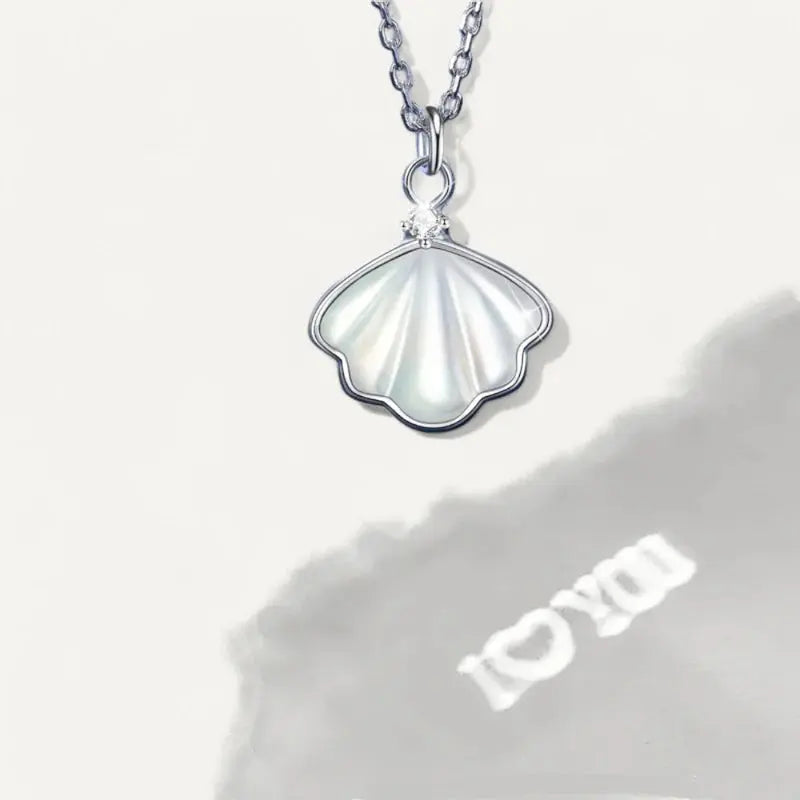 "Seni Seviyorum" Denizkabuğu Kolye