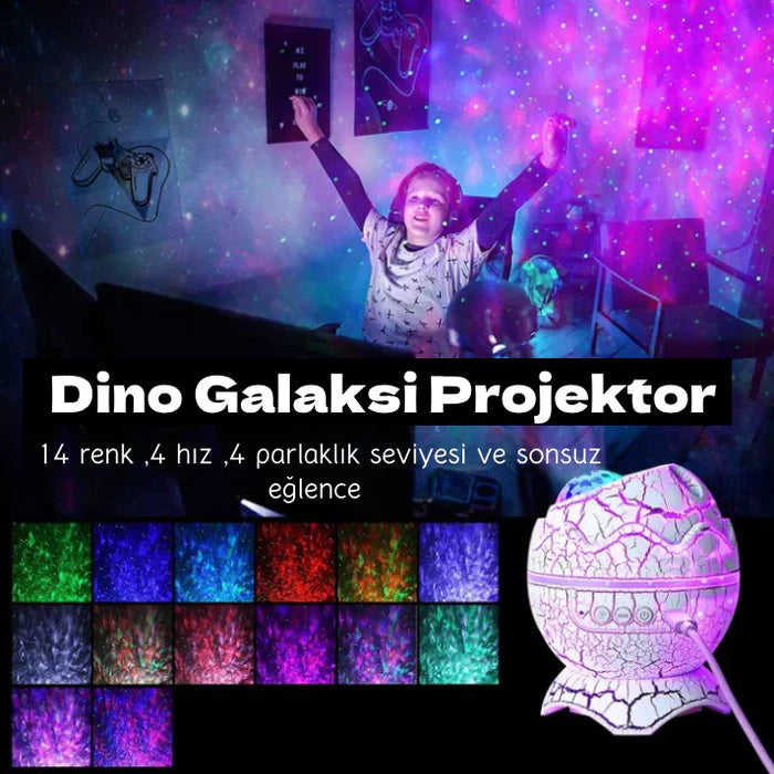 Dino Glow Bluetooth Lamba