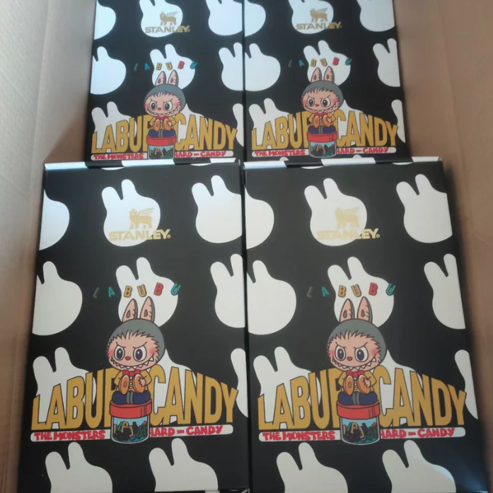 Labubu Stanley Black Insulated Cup