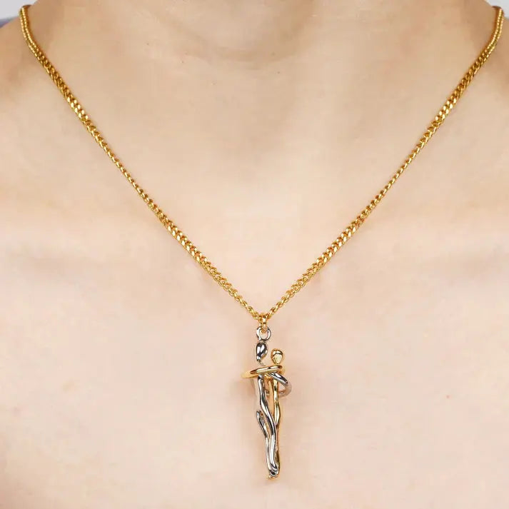 Sarılma Kolyesi ve Yüzük Seti