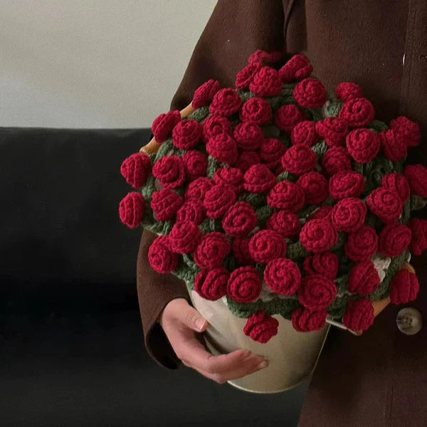 MNDStore™  El Örgüsü Buket Battaniye